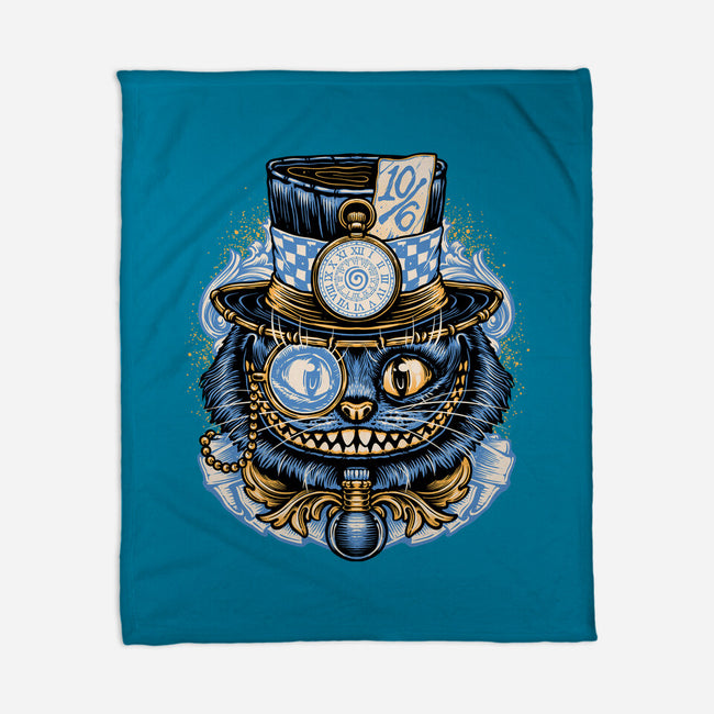 Welcome To Wonderland-None-Fleece-Blanket-glitchygorilla