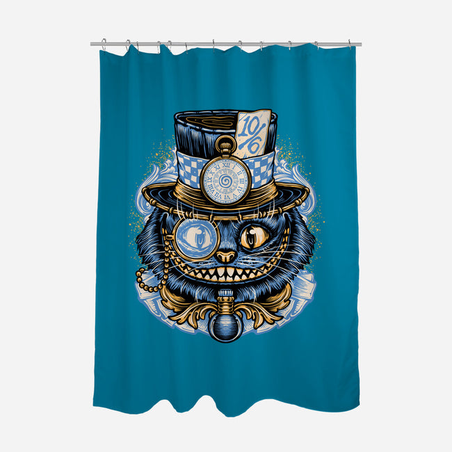 Welcome To Wonderland-None-Polyester-Shower Curtain-glitchygorilla