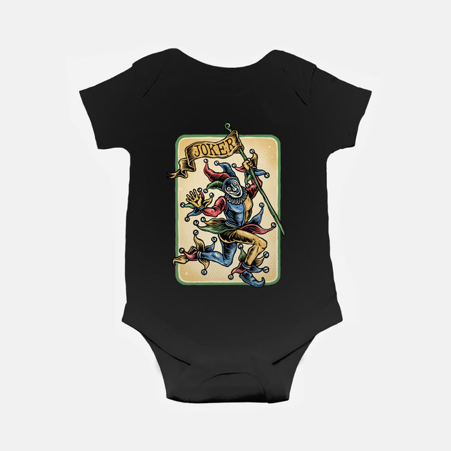 The Dance Of The Joker-Baby-Basic-Onesie-glitchygorilla