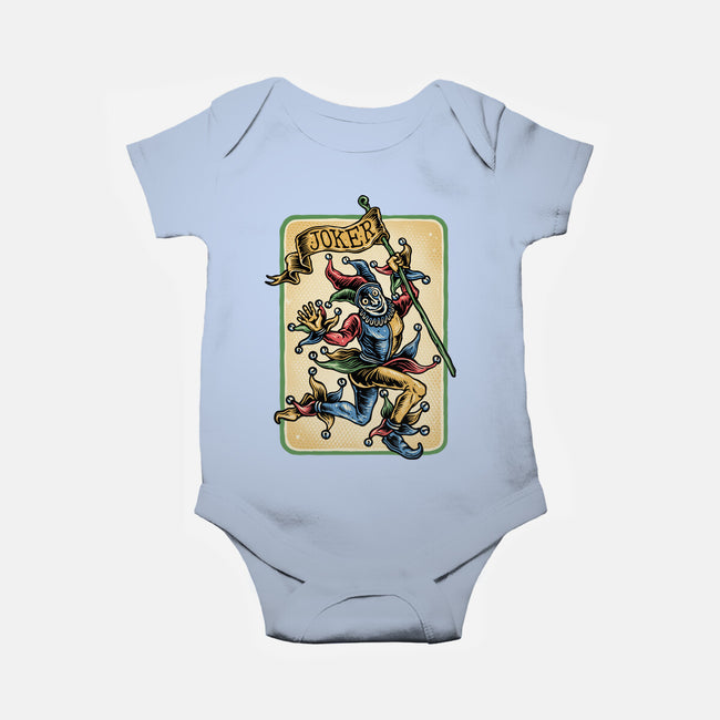 The Dance Of The Joker-Baby-Basic-Onesie-glitchygorilla