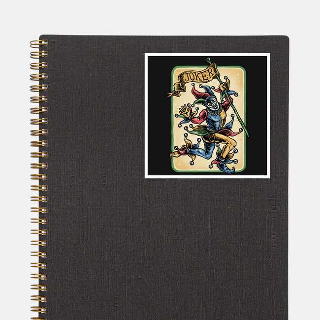 The Dance Of The Joker-None-Glossy-Sticker-glitchygorilla
