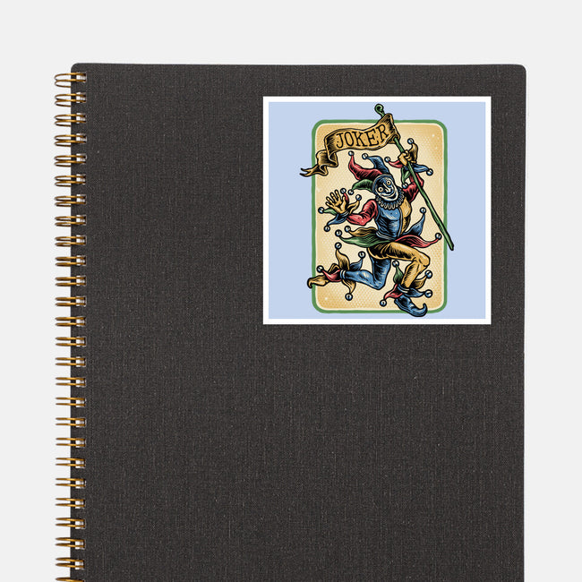 The Dance Of The Joker-None-Glossy-Sticker-glitchygorilla