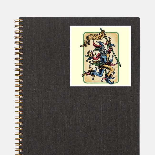 The Dance Of The Joker-None-Glossy-Sticker-glitchygorilla