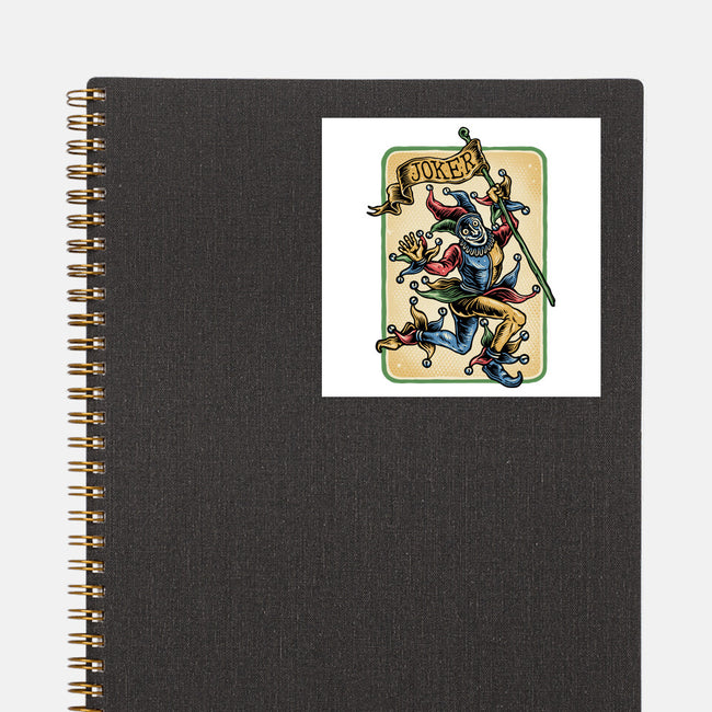 The Dance Of The Joker-None-Glossy-Sticker-glitchygorilla