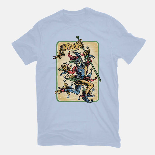 The Dance Of The Joker-Womens-Basic-Tee-glitchygorilla