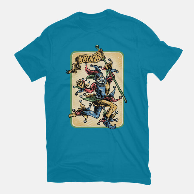 The Dance Of The Joker-Womens-Basic-Tee-glitchygorilla