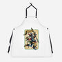 The Dance Of The Joker-Unisex-Kitchen-Apron-glitchygorilla