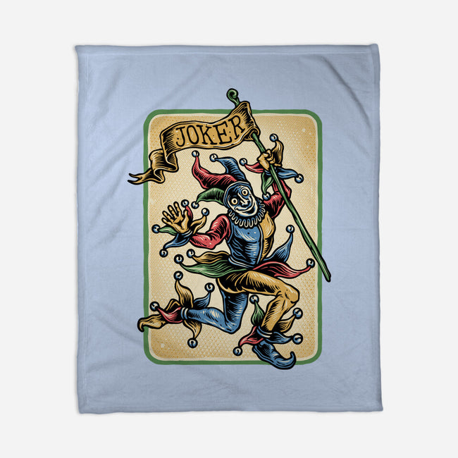 The Dance Of The Joker-None-Fleece-Blanket-glitchygorilla