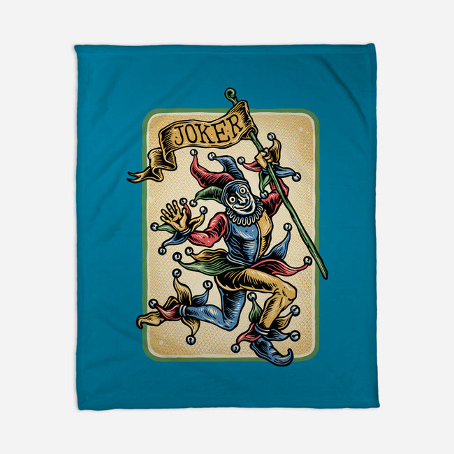 The Dance Of The Joker-None-Fleece-Blanket-glitchygorilla