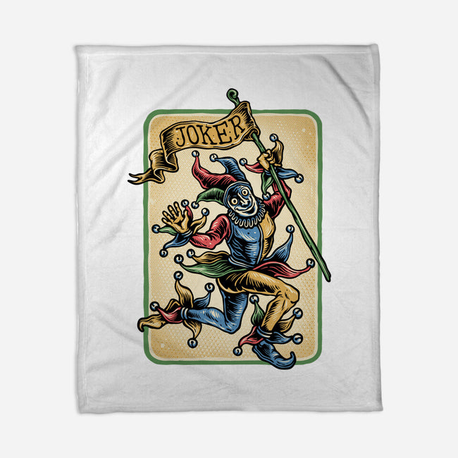 The Dance Of The Joker-None-Fleece-Blanket-glitchygorilla
