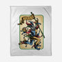 The Dance Of The Joker-None-Fleece-Blanket-glitchygorilla