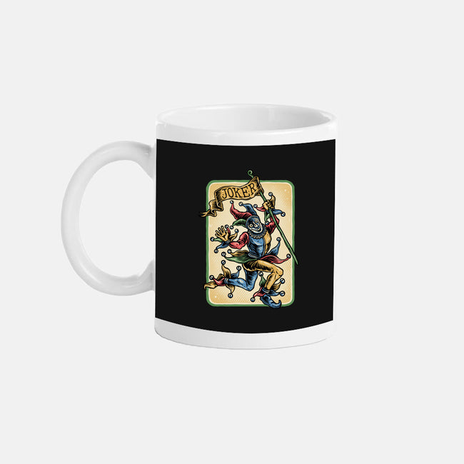 The Dance Of The Joker-None-Mug-Drinkware-glitchygorilla