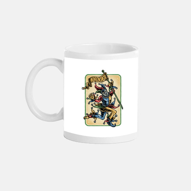 The Dance Of The Joker-None-Mug-Drinkware-glitchygorilla