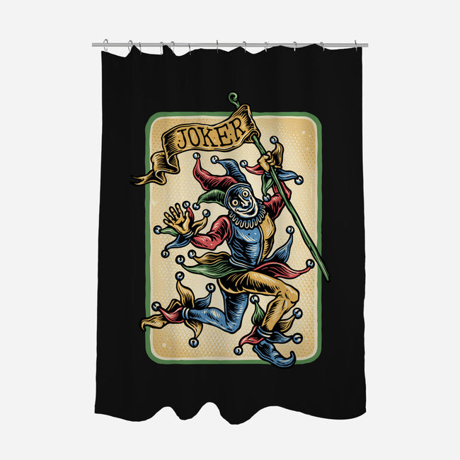 The Dance Of The Joker-None-Polyester-Shower Curtain-glitchygorilla