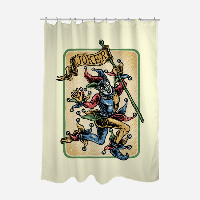 The Dance Of The Joker-None-Polyester-Shower Curtain-glitchygorilla