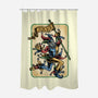 The Dance Of The Joker-None-Polyester-Shower Curtain-glitchygorilla