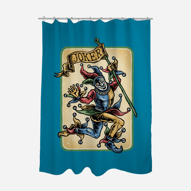The Dance Of The Joker-None-Polyester-Shower Curtain-glitchygorilla