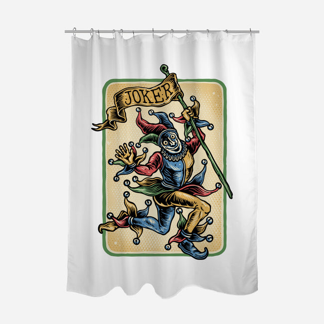 The Dance Of The Joker-None-Polyester-Shower Curtain-glitchygorilla