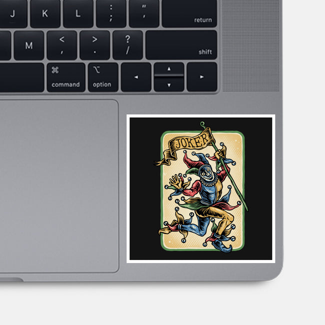 The Dance Of The Joker-None-Glossy-Sticker-glitchygorilla