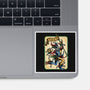 The Dance Of The Joker-None-Glossy-Sticker-glitchygorilla