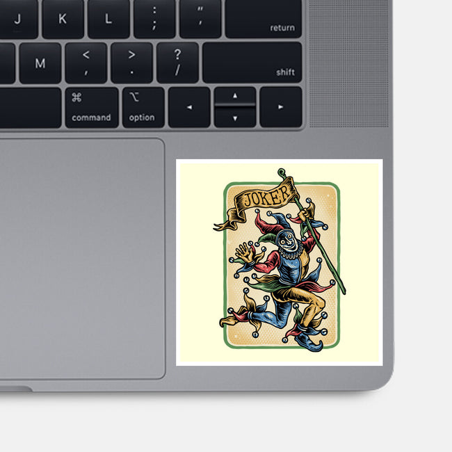 The Dance Of The Joker-None-Glossy-Sticker-glitchygorilla