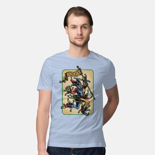 The Dance Of The Joker-Mens-Premium-Tee-glitchygorilla