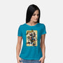 The Dance Of The Joker-Womens-Basic-Tee-glitchygorilla