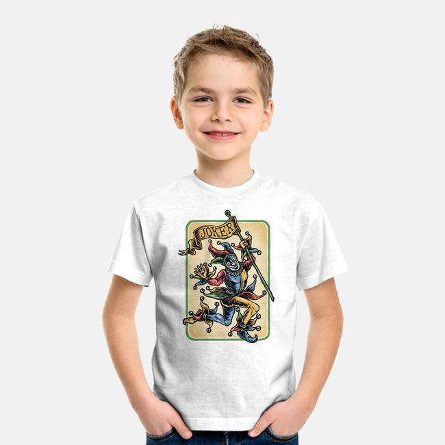 The Dance Of The Joker-Youth-Basic-Tee-glitchygorilla