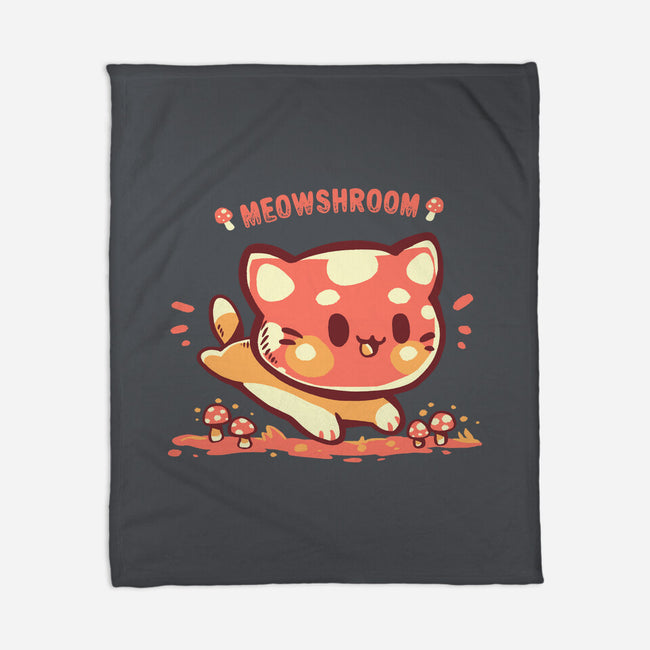 Meowshroom-None-Fleece-Blanket-TechraNova