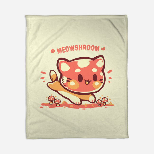Meowshroom-None-Fleece-Blanket-TechraNova
