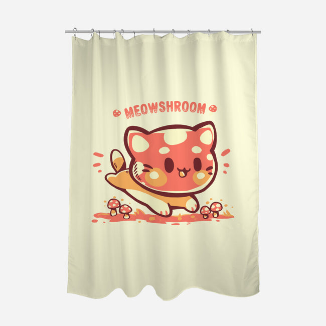 Meowshroom-None-Polyester-Shower Curtain-TechraNova