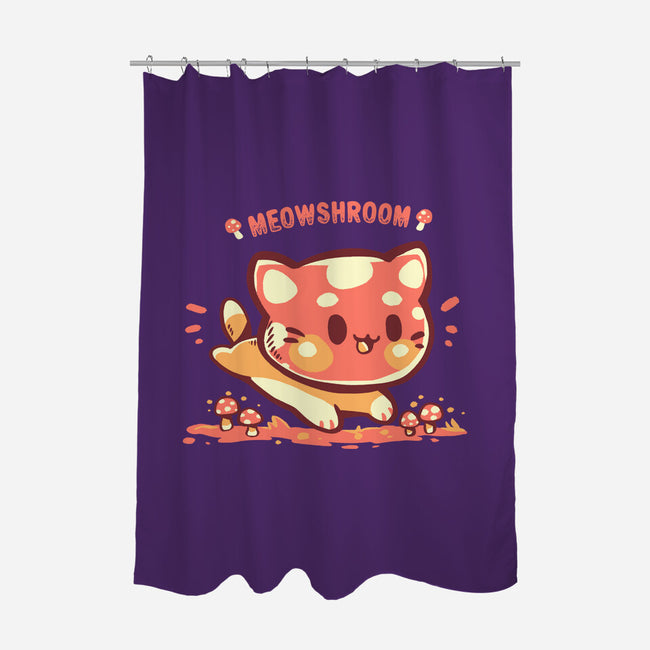 Meowshroom-None-Polyester-Shower Curtain-TechraNova