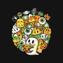 Hallow-Doodle-Ween-None-Polyester-Shower Curtain-krisren28