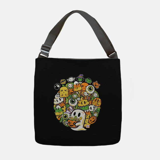 Hallow-Doodle-Ween-None-Adjustable Tote-Bag-krisren28