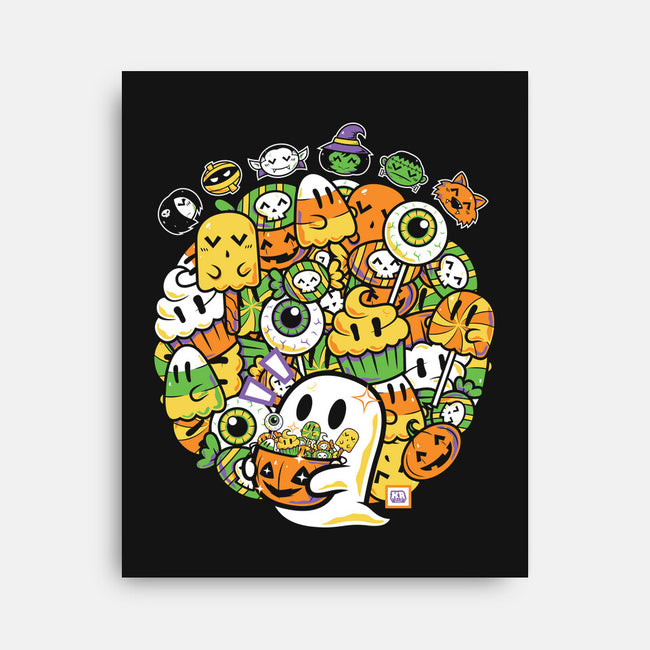 Hallow-Doodle-Ween-None-Stretched-Canvas-krisren28
