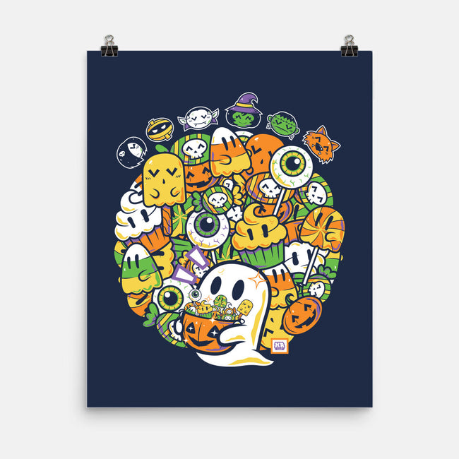 Hallow-Doodle-Ween-None-Matte-Poster-krisren28