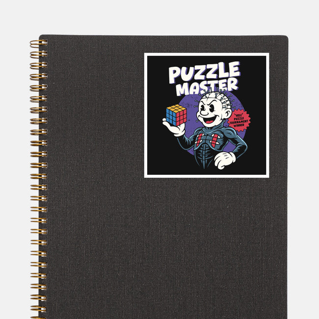 Puzzle Master-None-Glossy-Sticker-Marinho