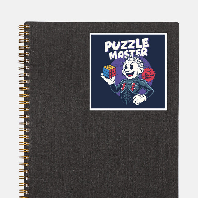 Puzzle Master-None-Glossy-Sticker-Marinho