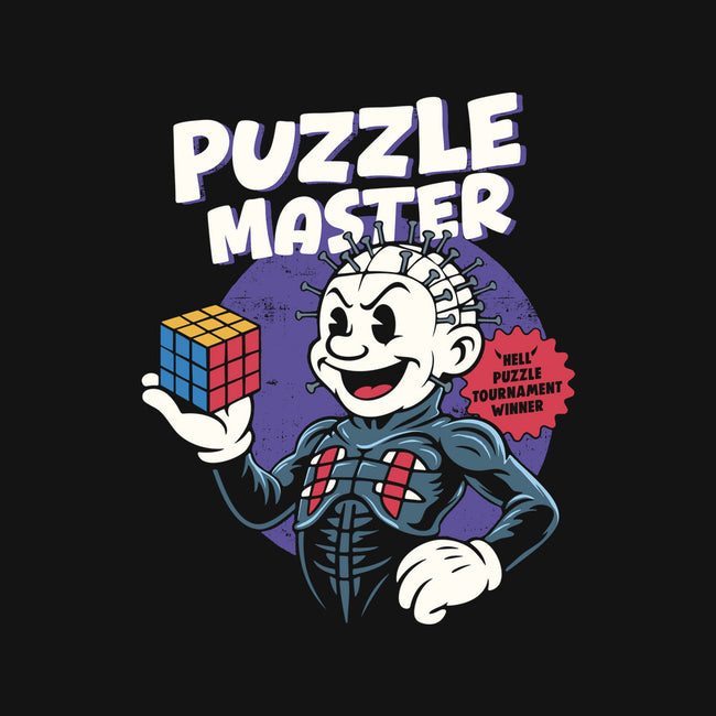 Puzzle Master-Unisex-Baseball-Tee-Marinho
