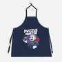 Puzzle Master-Unisex-Kitchen-Apron-Marinho