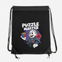 Puzzle Master-None-Drawstring-Bag-Marinho