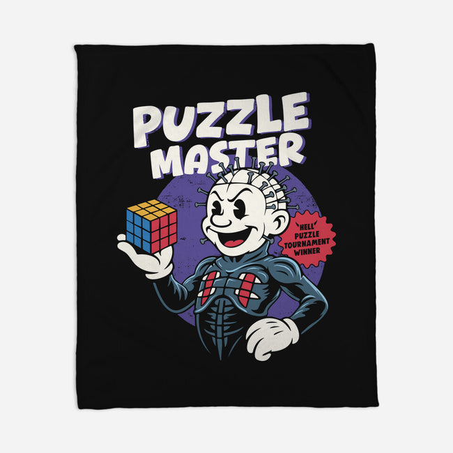 Puzzle Master-None-Fleece-Blanket-Marinho