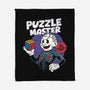 Puzzle Master-None-Fleece-Blanket-Marinho