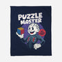 Puzzle Master-None-Fleece-Blanket-Marinho