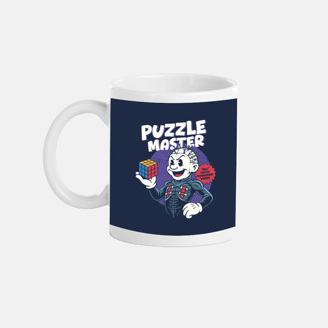 Puzzle Master-None-Mug-Drinkware-Marinho