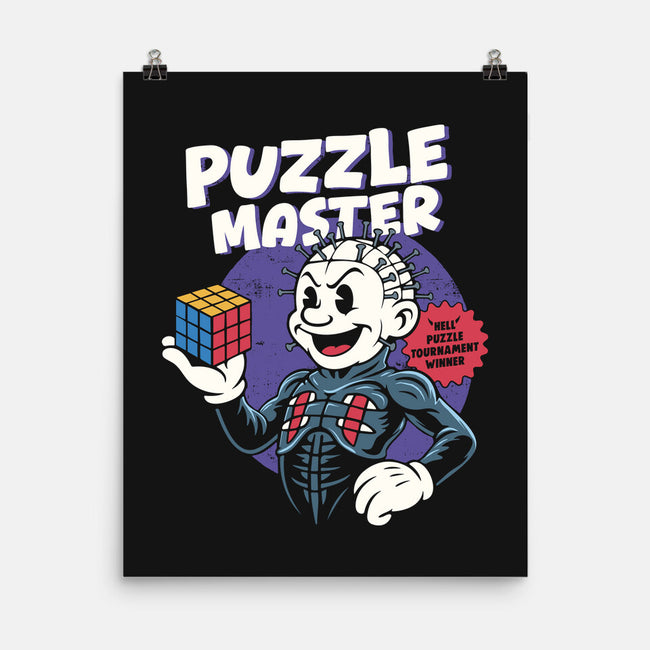 Puzzle Master-None-Matte-Poster-Marinho