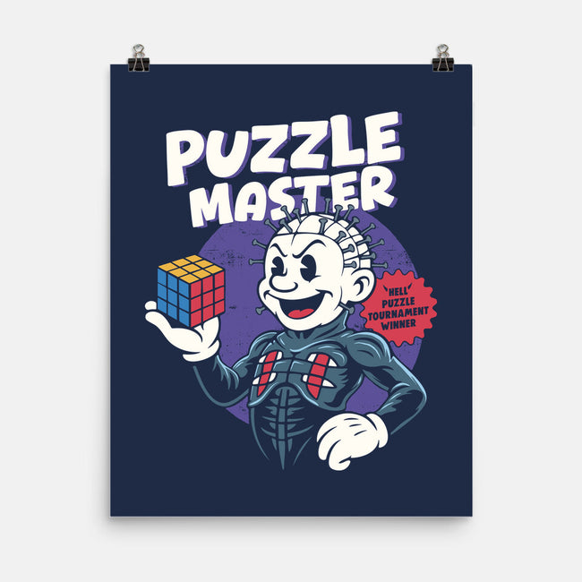 Puzzle Master-None-Matte-Poster-Marinho