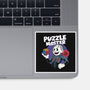 Puzzle Master-None-Glossy-Sticker-Marinho