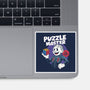 Puzzle Master-None-Glossy-Sticker-Marinho