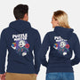 Puzzle Master-Unisex-Zip-Up-Sweatshirt-Marinho